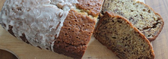 Hefeweizen Glazed Banana Bread Hefeweizen Glazed Banana Bread