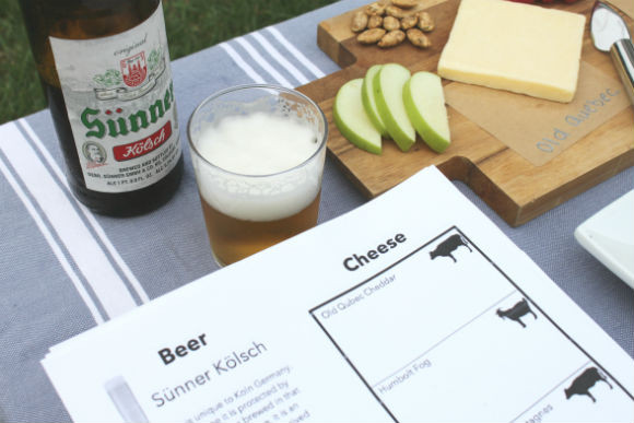 cheese with beer